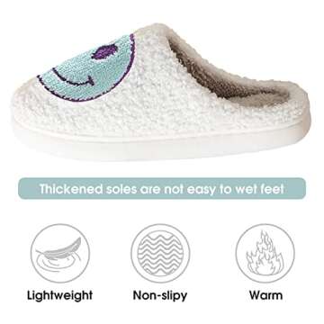 Smile Face Slippers for Happy Feet and Warm Comfort