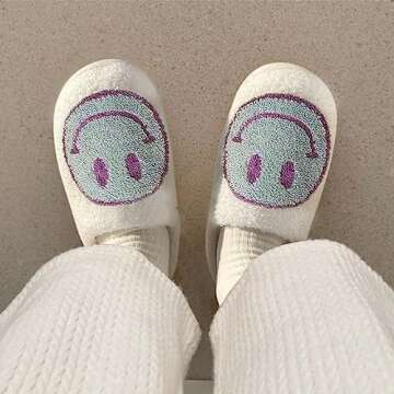 Smile Face Slippers for Happy Feet and Warm Comfort