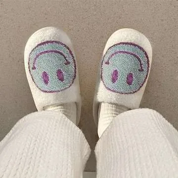 Smile Face Slippers for Happy Feet and Warm Comfort