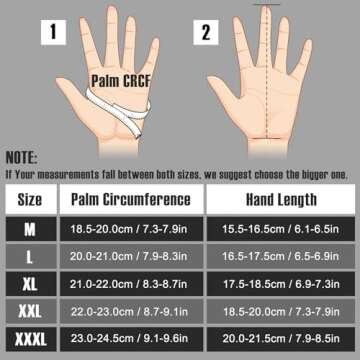 COFIT Motorcycle Gloves Breathable, Touchscreen Motorbike Gloves Anti-Slip with Good Grip Hard Knuckles Protection for Men Women Motocross, BMX ATV MTB Cycling, Road Racing - Black XXL