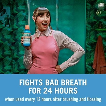 TheraBreath Fresh Breath Mouthwash Alcohol-Free Icy Mint