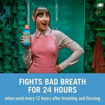 TheraBreath Fresh Breath Mouthwash Alcohol-Free Icy Mint