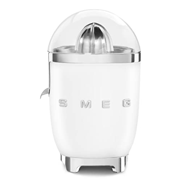 SMEG 50's Style Retro Citrus Juicer Matte White - A Stylish Kitchen Essential