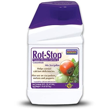 Bonide Rot-Stop Tomato Blossom End Rot 16 oz Concentrated Liquid Garden Fertilizer for Calcium Defic...