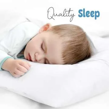 Utopia Bedding Toddler Pillow Cases - 2 Pack - Envelope Closure - Soft Brushed Microfiber Fabric - Shrinkage and Fade Resistant Pillow Covers 13 X 18 Inches (Toddler, White)