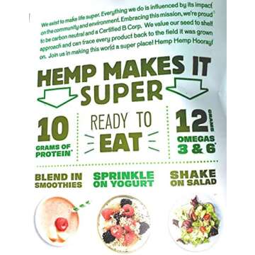 Manitoba Harvest Organic Hemp Hearts Shelled Hemp Seeds - Pack of 2 Bags - 48 oz Total - 24 oz Per Bag - Gluten Free, Organic, Paleo and Non GMO