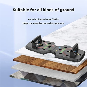 AERLANG 10-in-1 Push Up Board for All Fitness Levels