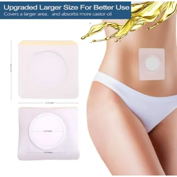 Hypoallergenic Castor Oil Pack Wraps Self-Adhesive Disposable