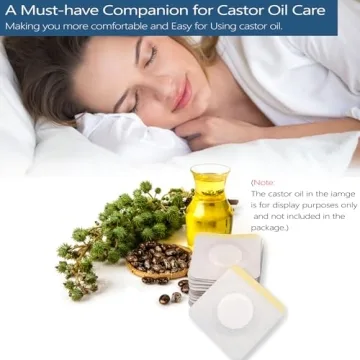 Hypoallergenic Castor Oil Pack Wraps Self-Adhesive Disposable