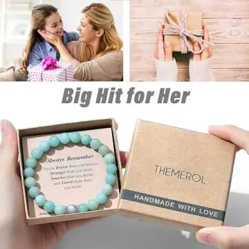 THEMEROL Beaded Bracelets for Girls Birthday Gift
