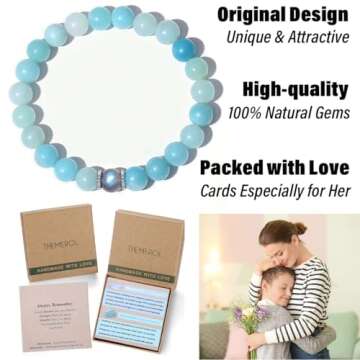 THEMEROL Beaded Bracelets for Girls Birthday Gift