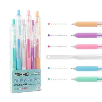 AIHAO Milky Gel Pens - Colorful Writing for Everyone
