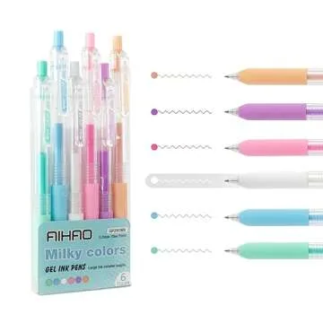AIHAO Milky Gel Pens - Colorful Writing for Everyone