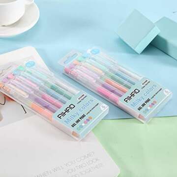 AIHAO Milky Gel Pens - Colorful Writing for Everyone