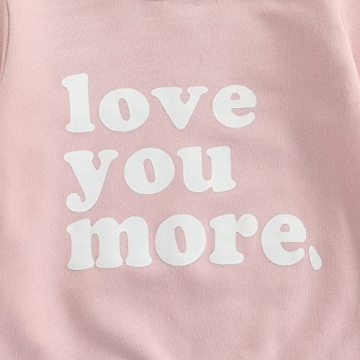 Love You More Toddler Sweatshirt for Valentine's Day