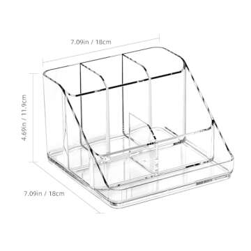 Ettori APLOP Makeup Organizer Tray, 6-Compartment Vanity Makeup Organizer for Jewelry, Hair Accessor...