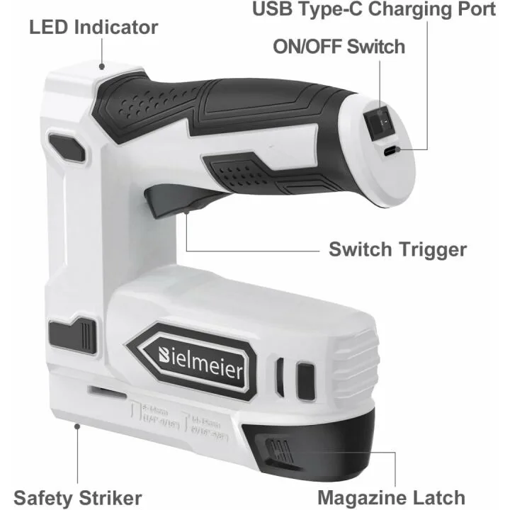 Bielmeier Cordless Electric Stapler & Nailer
