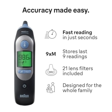 Braun Thermoscan 7 IRT6520 Thermometer Fast Accurate Readings