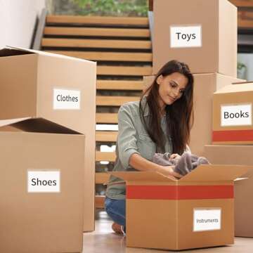 44 Pack Adhesive Pockets, Bin Labels for Storage Bins, Clear Label Holder, Index Card Holder 3x5 Inch, Plastic Storage Tote Labels for Organizing Bins Box Drawer