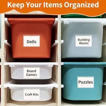 44 Pack Adhesive Pockets, Bin Labels for Storage Bins, Clear Label Holder, Index Card Holder 3x5 Inch, Plastic Storage Tote Labels for Organizing Bins Box Drawer