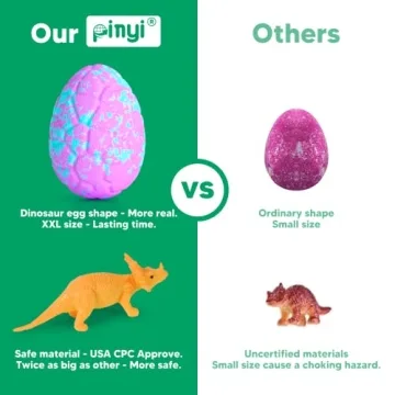 Dinosaur Bath Bombs with Surprise for Kids Gift Set