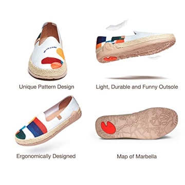 UIN Women's Lightweight Casual Espadrilles Slip Ons