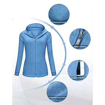 Tanst Sky Women’s Zip Up Hoodie - Stylish & Functional