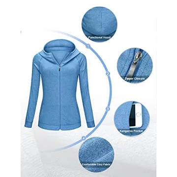 Tanst Sky Women’s Zip Up Hoodie - Stylish & Functional