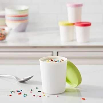 Tovolo Sweet Treat Ice Cream Containers - Set of 4 Stackable