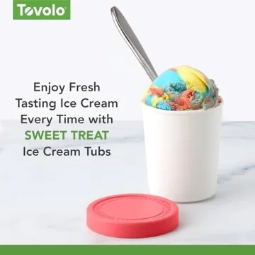 Tovolo Sweet Treat Ice Cream Containers - Set of 4 Stackable