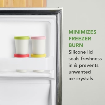 Tovolo Sweet Treat Ice Cream Containers - Set of 4 Stackable