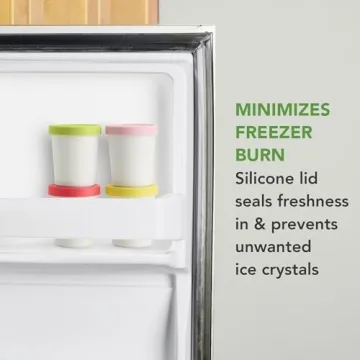 Tovolo Sweet Treat Ice Cream Containers - Set of 4 Stackable