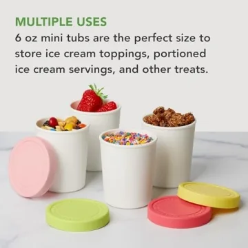Tovolo Sweet Treat Ice Cream Containers - Set of 4 Stackable
