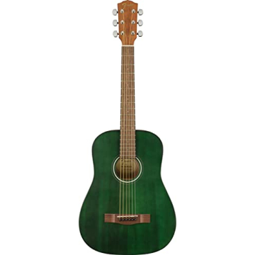 Fender FA-15 3/4 Acoustic Guitar with Gig Bag in Green