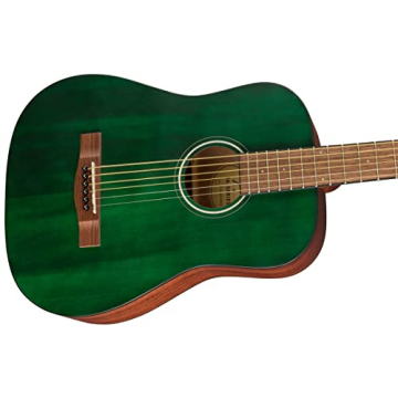 Fender FA-15 3/4 Acoustic Guitar with Gig Bag in Green