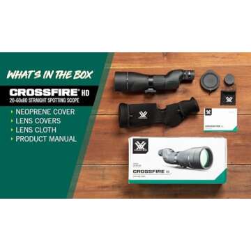 Vortex Optics Crossfire HD Spotting Scope 20-60x80