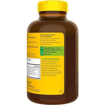 Nature Made Calcium, Magnesium & Zinc w. Vitamin D Tablets Value Size 300 Ct (3 Pack of 300)