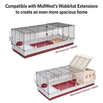 MidWest Wabbitat Deluxe Rabbit Cage for Small Pets