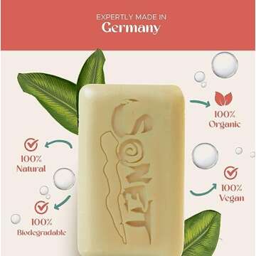 Sonett Organic Bar Stain Remover For Clothes- Concentrated Laundry Stain Remover Detergent Gall Soap...