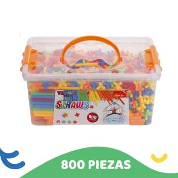 Dazmers Building Sticks - 800 Piece STEM Construction Set