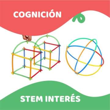 Dazmers Building Sticks - 800 Piece STEM Construction Set