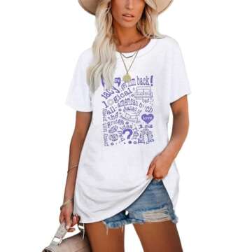 Concert Shirt Women Oversized Bad Idea Right Shirt Music Album Tshirts 90s Oversized Music Fans Tee Tops