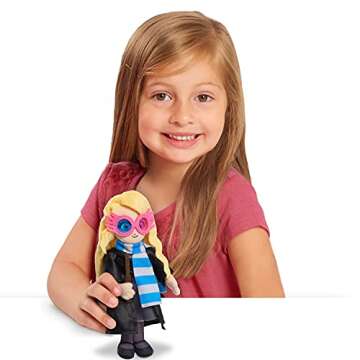 Harry Potter™ 8-Inch Spell Casting Wizards Luna Lovegood™ Small Plushie with Sound Effects, Kids...