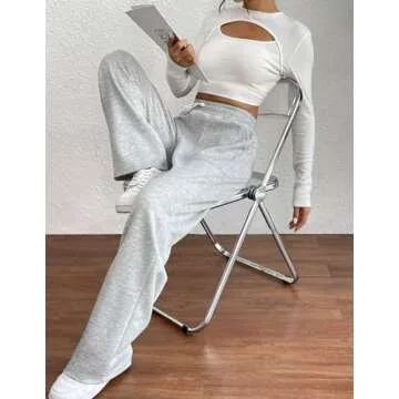 Comfortable Women’s High-Waisted Sweatpants by PINSPARK