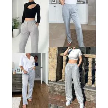 Comfortable Women’s High-Waisted Sweatpants by PINSPARK