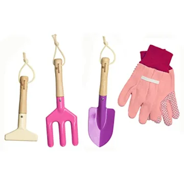 Kinderific Gardening Tool Set for Kids - Fun & Safe!
