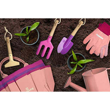 Kinderific Gardening Tool Set for Kids - Fun & Safe!