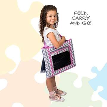 Kids Travel Car Seat Tray - Portable Fun Organizer