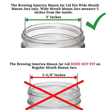 Leak-Proof Mason Jar Lids - Airtight Flip Cap Design