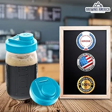 Leak-Proof Mason Jar Lids - Airtight Flip Cap Design